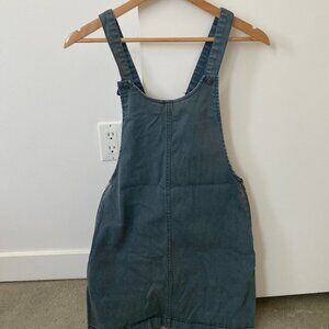 RVCA, Oxley Grey Overall Dress, Size S